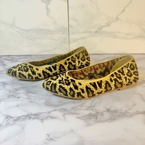 NWT Skechers Washable Leopard Flats size 7